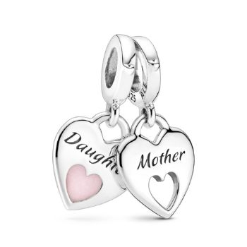 Pandora ékszer Anya lánya dupla függő ezüst charm