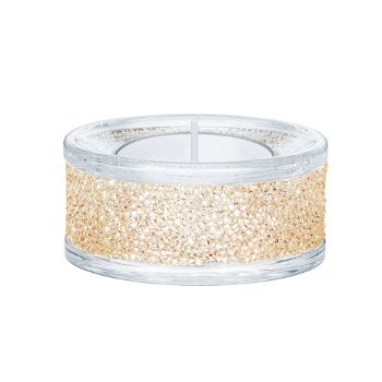 Swarovski Mécsestartó arany színű kristályokkal