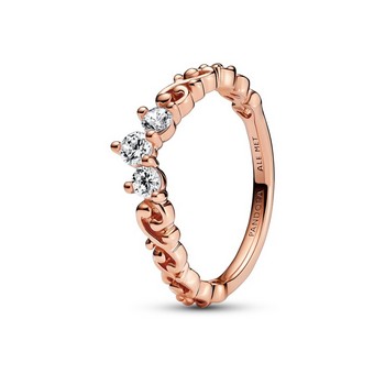 Pandora ékszer Fejedelmi tiara rozé gyűrű