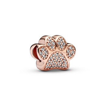Pandora ékszer Szikrázó tappancs rozé charm