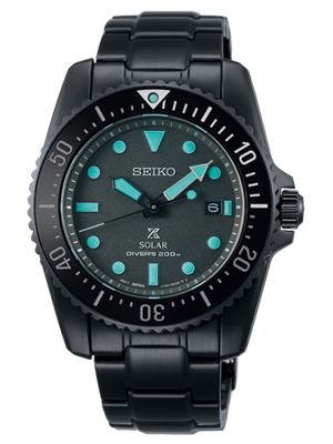 Seiko Prospex Black Series Night Vision limitált kiadású solar búváróra