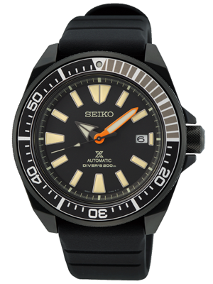 Seiko Prospex Samurai fekete férfi óra