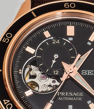 Seiko Presage Style 60's barna nato szíjas férfi óra