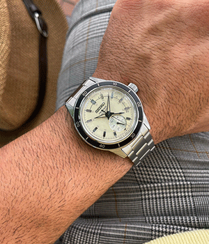 Seiko Presage Style 60's elefántcsont férfi automata karóra