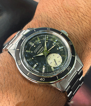 Seiko Presage Style 60's sötét férfi automata karóra