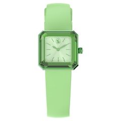 Swarovski Zöld szilikonszíjas női óra