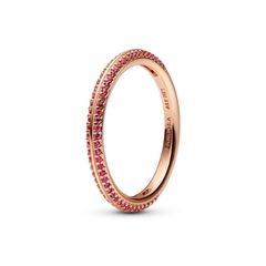 Pandora ME Red Pave Ring