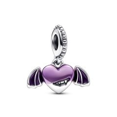 Pandora ME Vampire Winged Heart Dangle Charm