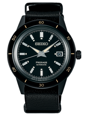 Seiko Presage automata  Style 60's STEALTH férfi karóra