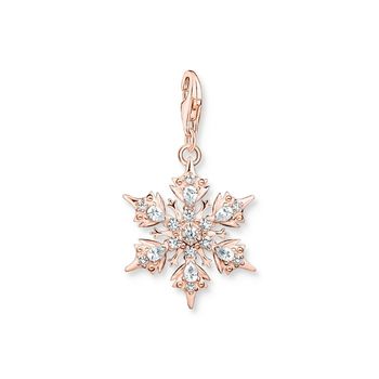 Thomas Sabo Hópehely rozé charm cirkóniával