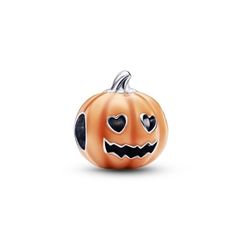 Pandora ékszer Sötétben világító Halloween tök charm