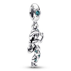 Pandora ékszer Disney Aladdin Jázmin hercegnő függő ezüst charm