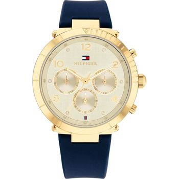 Tommy Hilfiger Emery sötétkék szilikon szíjas női óra