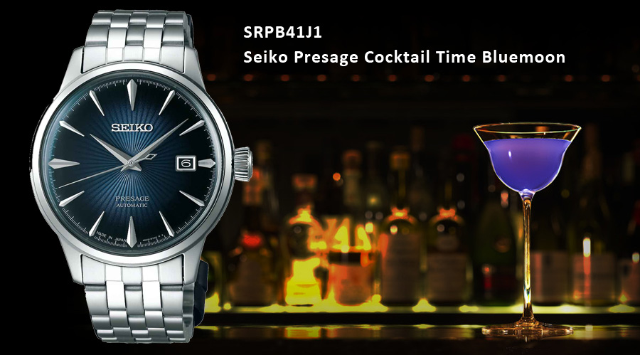 Seiko Presage Cocktail Time Bluemoon automata férfi óra