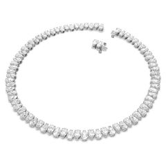 Swarovski Millenia körte csiszolású ezüst színű nyaklánc