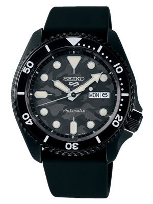 Seiko 5 Sports Yuto Horigome Limited Edition fekete automata karóra