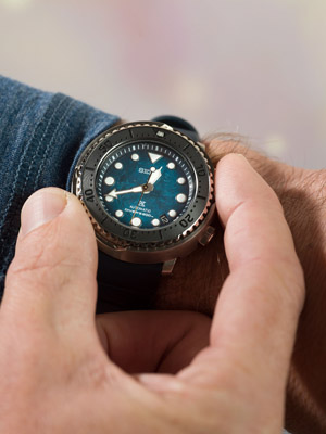 Seiko Prospex Save the Ocean szilikon szíjas férfi óra
