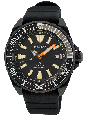 Seiko Prospex Samurai fekete férfi óra