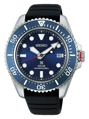 Seiko Prospex zafír kék solar búvár karóra