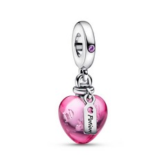 Pandora ékszer Szerelmi bájital szív muránói üveg függő charm