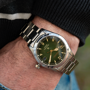 Seiko Prospex Land Alpinist zöld férfi karóra