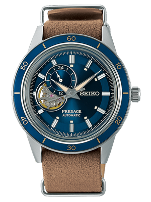 Seiko Presage Style 60's 'Denim' kék férfi automata karóra