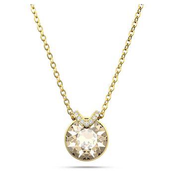 Swarovski Bella V medál arany színű nyaklánc arany kristállyal