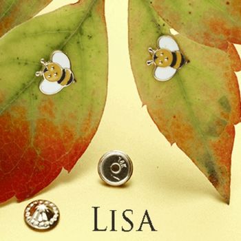 Lisa Arany méhecske gyerek fülbevaló