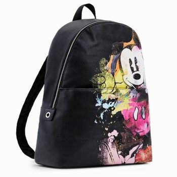 Desigual Mickey arty scratch mombasa fekete hátizsák