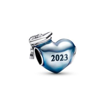 Pandora ékszer Diplomaosztó 2023 kék ezüst charm