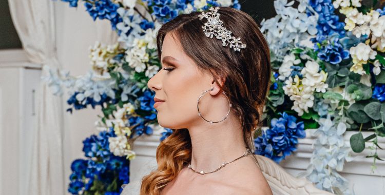 Swarovski Constella arany színű nyaklánc kristályokkal