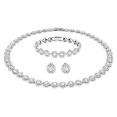 Swarovski Angelic ezüst színű ékszer szett karkötővel