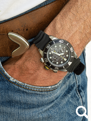 Seiko Solar Chronograph Divers'200 férfi búváróra