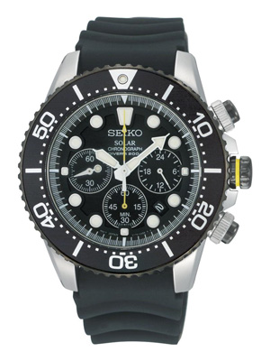 Seiko Solar Chronograph Divers'200 férfi búváróra