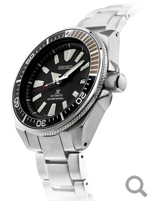 Seiko Prospex Samurai fémszíjas férfi óra
