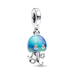 Pandora ékszer Színváltó medúza ezüst függő charm