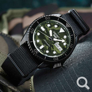 Seiko 5 Sports Yuto Horigome zöld automata karóra