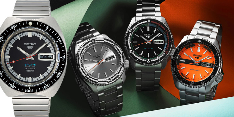 Seiko 5 Sports klasszikus 60-as évek “special edition” modelljei