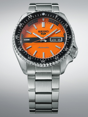 Seiko The 'New Double Hurricane' 5 Sports Retro Colour Collection karóra