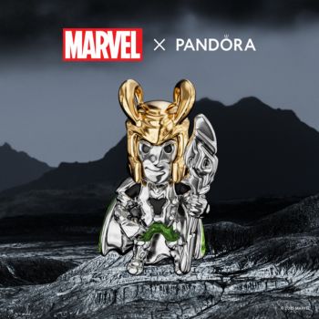 Pandora ékszer Marvel Loki ezüst charm