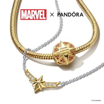 Pandora ékszer Marvel kapitány oktogram csillag nyaklánc