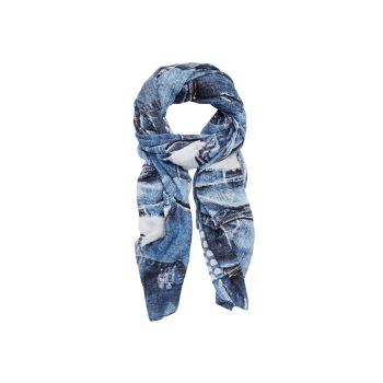 Desigual Denim kék sál