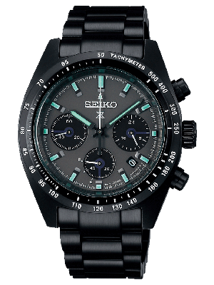 Seiko Prospex Solar Speedtimer Chronograph The Black Series Night Vision karóra