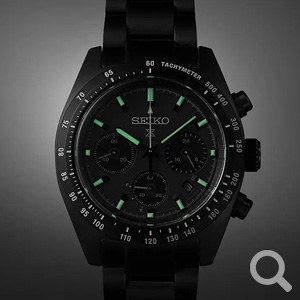 Seiko Prospex Solar Speedtimer Chronograph The Black Series Night Vision karóra