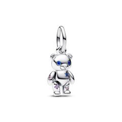 Pandora ékszer Mozgó Teddy mackó függő ezüst charm
