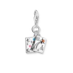 Thomas Sabo Karácsonyi képeslap ezüst charm