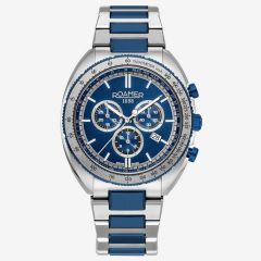 Roamer Power Chrono ezüst kék kronográf férfi óra