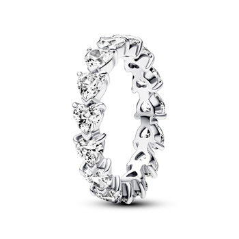 Pandora ékszer Végtelen szívek sora ezüst gyűrű
