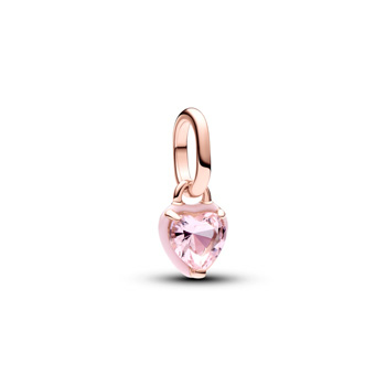 Pandora ékszer ME rózsaszín chakra szív rozé mini függő charm