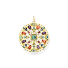 Thomas Sabo Amulett aranyozott ezüst medál színes kövekkel